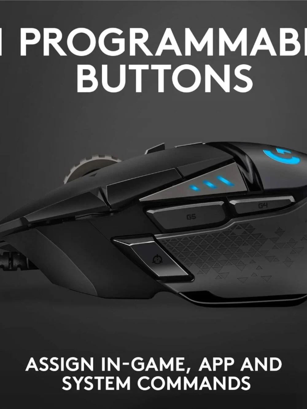 Logitech G502 Hero High Performance Wired Gaming Mouse Hero 25K Sensor RGB Black